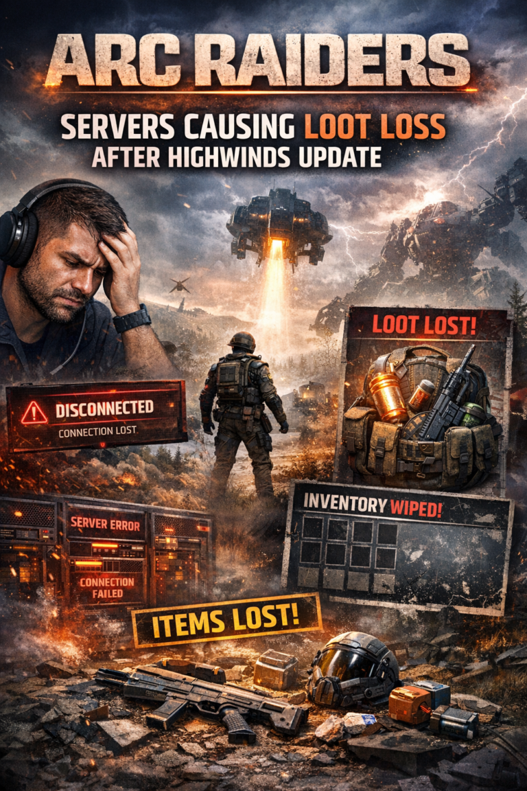 Arc Raiders Players Report Loot Loss Due to Server Problems After Highwinds Update